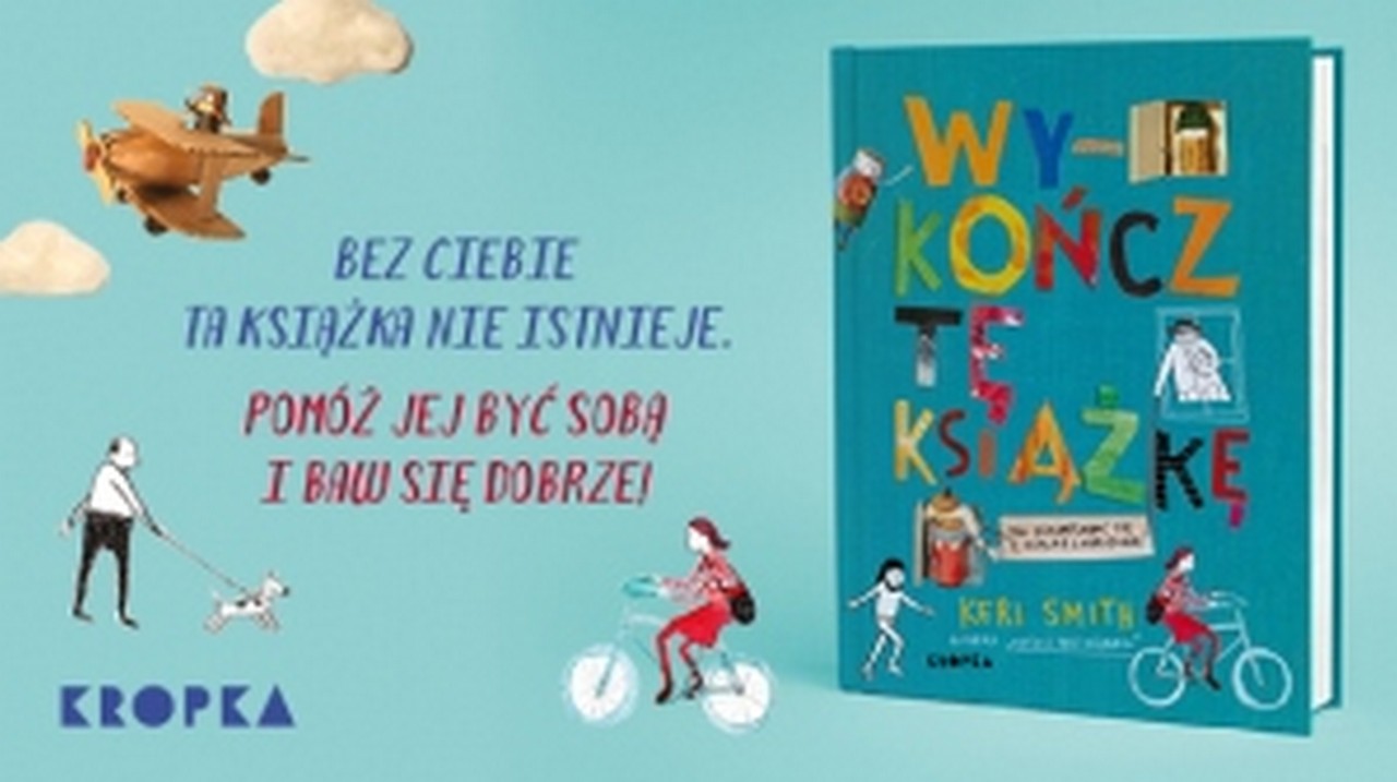 plakat reklamujący konkurs książka do wykończenia